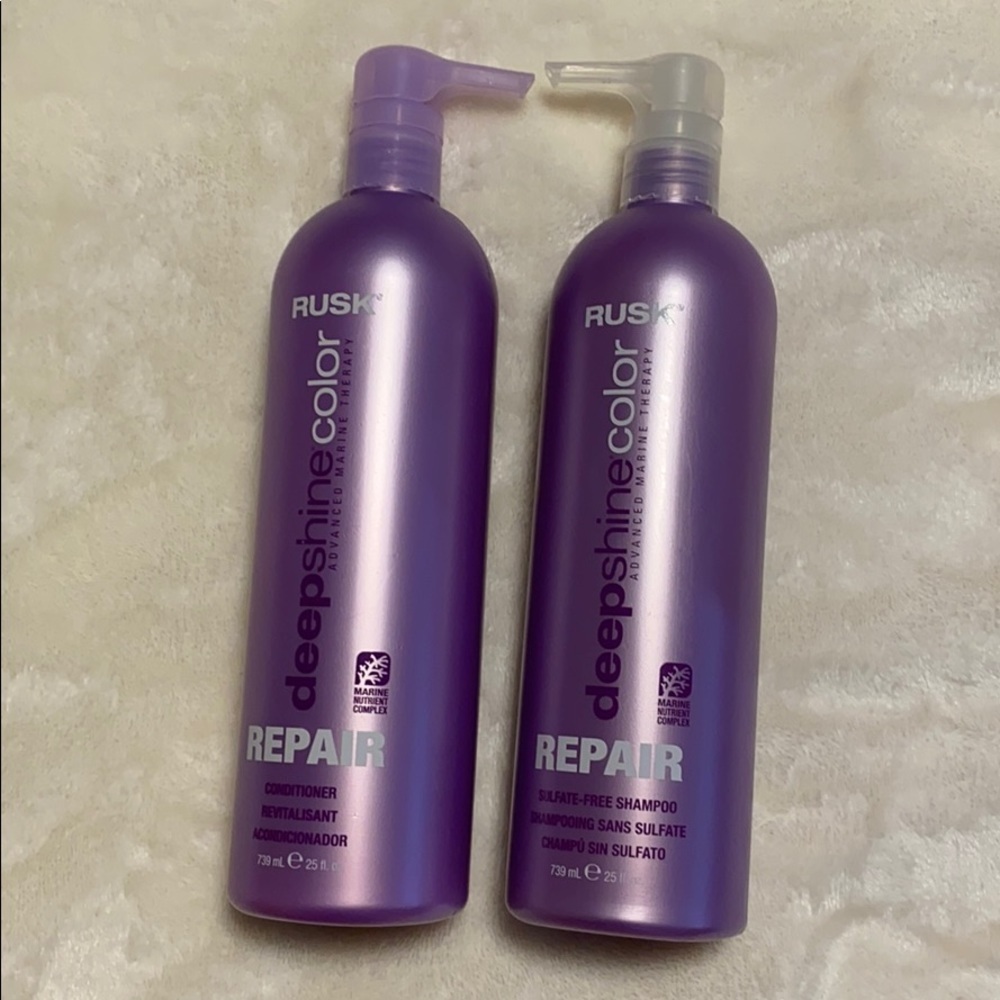 Rusk Deepshine Color Repair Shampoo Conditioner